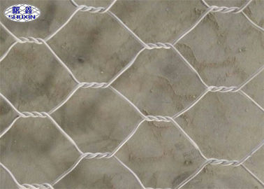 Hexagonale Gabion Basket Mesh Met Gratis Monster Geweven Draad Voor Dam Bescherming