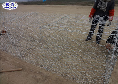 Gegalvaniseerde pvc Met een laag bedekte Gabion-Manden voor de Muuroem van de Rivierbescherming de Dienst