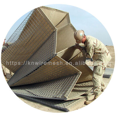 5 mm gelast gegalvaniseerd galfandraad Hesco Bastion Defensieve barrières Blast Wall Hesco Barrier Prijs