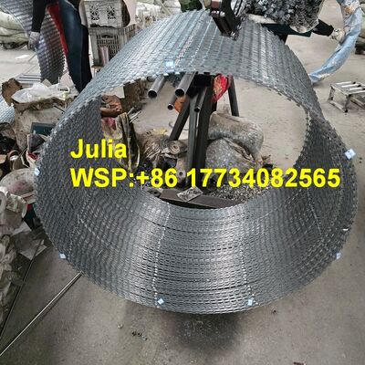 Duurzame 500mm OD BTO-16 scheermesgaas 102 lussen scheermes prikkeldraad anti-corrosie woonwijk hek