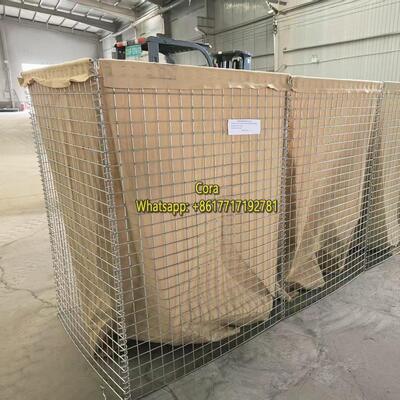 Hot Dip gegalvaniseerd beige/groene kleur Blast mitigation Defensieve barrières