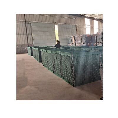 Gelaste Gabion Zandvulling Metalen Overstromingspreventie Militaire Barrière Bastion