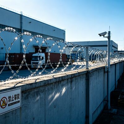 Prikkeldraad van roestvrij staal Prijzen Concertina scheermesje Prikkeldraad Gegalvaniseerd scheermesprikkeldraad