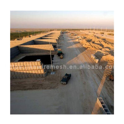 Op maat gemaakte 0,61x0,61x1,22m diepgeweld zand gevulde barrières voor rivierbescherming/militaire verdediging in Ghana