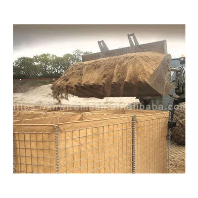 Standaard militaire gegalvaniseerde KN-3 vouwbare defensieve zand gevulde barrières Muur voor bescherming tegen bommen