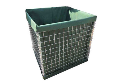 De gegalvaniseerde Barrière van Mil 1 1.37*1..06*10m Hesco van de Zandmuur voor Militair Bastion