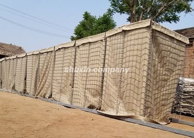 Gelaste Verdedigings van de Muur Militaire Gabion van Bastionbarrières Doos 45.0mm Draad Dia