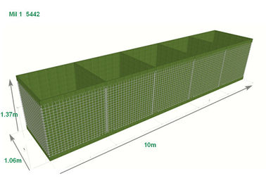 Militaire HESCO-Barrières Mil 1 5442 Verdedigingshesco Bastionmuur 3 het Netwerkgat van 