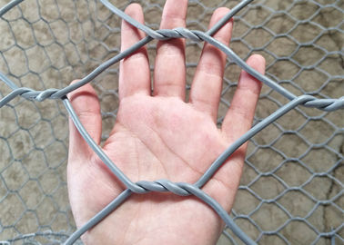 De pvc Met een laag bedekte Mand van Gabions van het Draadnetwerk voor Kustlijn 2mx1mx1m Grootte