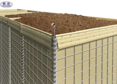 De beschermende van de de Barrièresmuur van Hesco Verdedigings Gevulde Barrières van mil 10 Zand