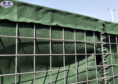 De militaire Hesco-Behoudende Muur van Bastionzand Gevulde Barrières voor Bescherming