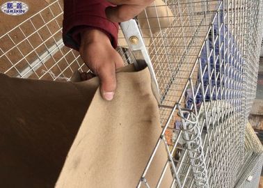 5mm Zak van Hesco van Draad de Zand Gevulde Barrières Geotextile Gevoerde voor Vervaardiging
