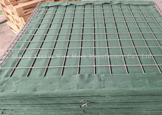 De militaire Galfan Gelaste Behoudende Muur van Mesh Hesco Gabion For Army