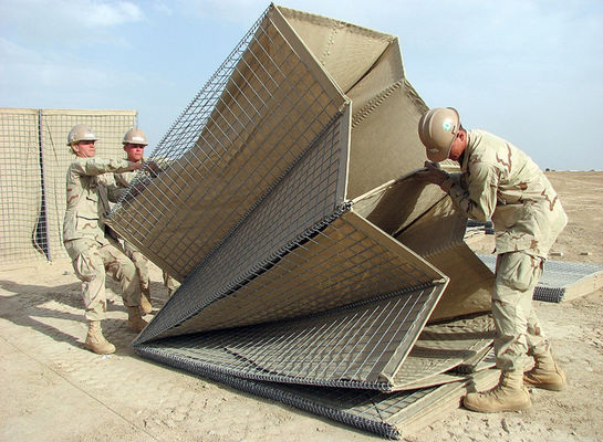 Militaire Gelaste Mesh Gabion Hesco Wall For-Vloedbescherming