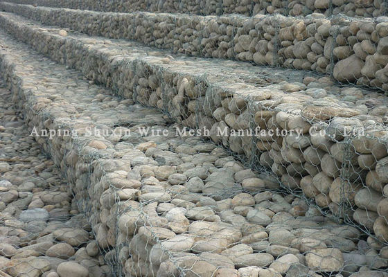Standaard Hexagonaal Fijn Mesh Metals Gabion Baskets