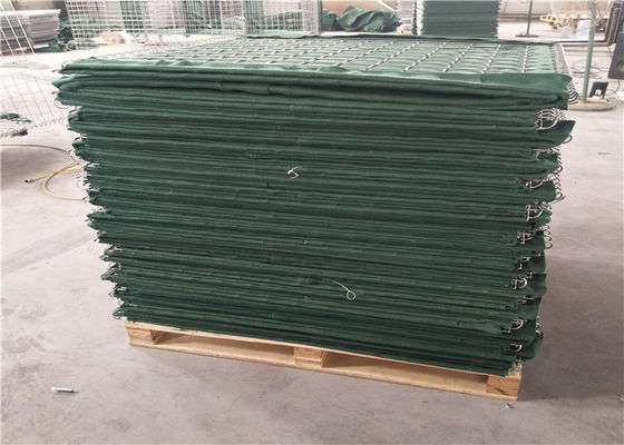 Mil 2 de Groene Zak van de het Zandbarrière van Kleurengeotextil Sterke Militaire Hesco