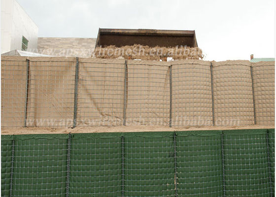 Netwerk 3“ X 3“ de Gegalvaniseerde Grond Mil 2 van het Staalzand Militaire Barrière