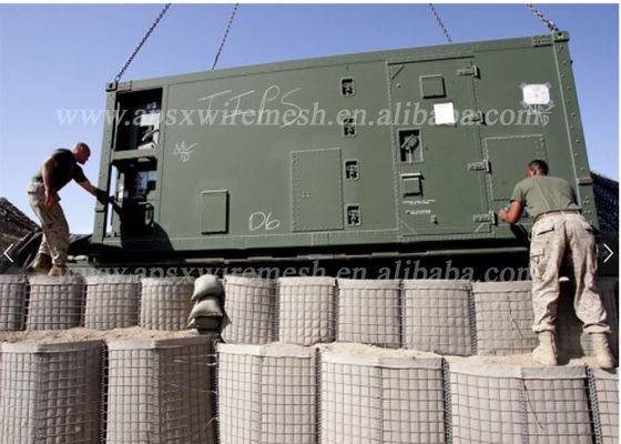 50mmx50mm Staaldraad Mesh Mil 3 Verdedigings het Zandmuur van de Barrièreveiligheid