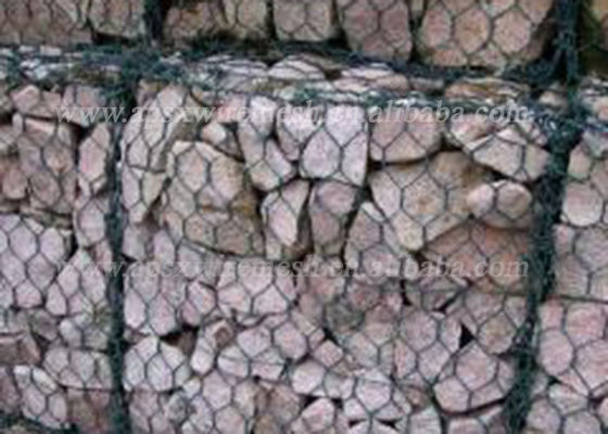 Doos Grote 2.2mm Steen Gevulde Gabions voor Rivier Opleiding