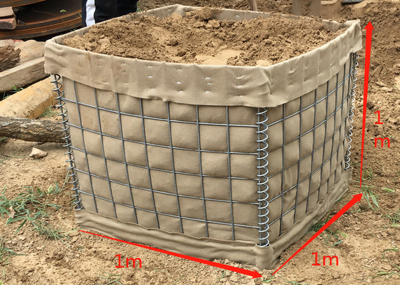 Legerbescherming Mil 10 Militaire Hesco-Barrières Draagbare Vloed