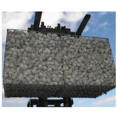 Antiroest Geweven Gabion-Manden 1mx1mx1m Steen Gevulde Rotsbescherming