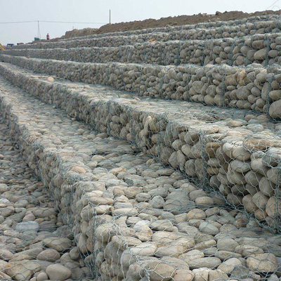 4x1x1 ijzeromheining 3.4mm Gegalvaniseerd Gabion-de Draadnetwerk van de Manden Behoudende Muur