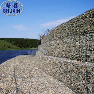 Galfan2*1*1 M Gabion Wire Mesh Boxes Hexagon Retaining Wall Ontwerp