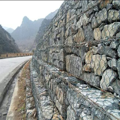 3*1*1m de Manden Hete Gegalvaniseerde Draad Mesh For River Regulation van Staalgabion