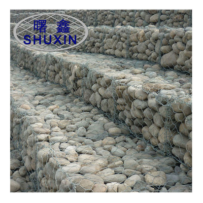 Van de Draadgabion van de rivierbank Bescherming Verdraaide Manden 1m X 1m X 1m Gegalvaniseerd