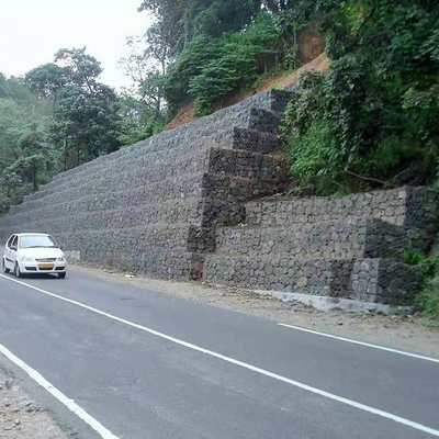 De waterdichte Antirust Gabion-Muurmanden galvaniseerden 2 * 1 * 1 M